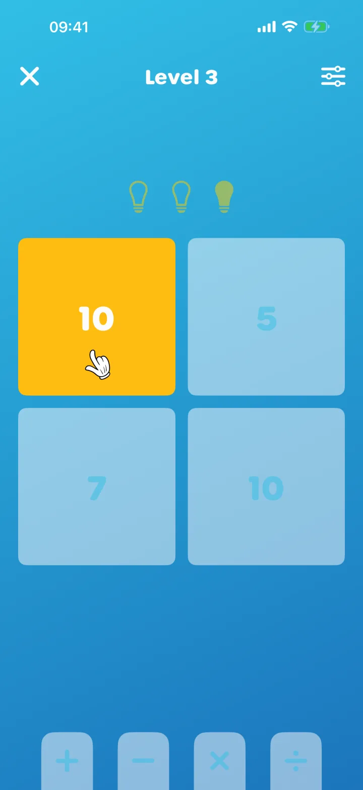 A hint on Level 3 in Solve 24